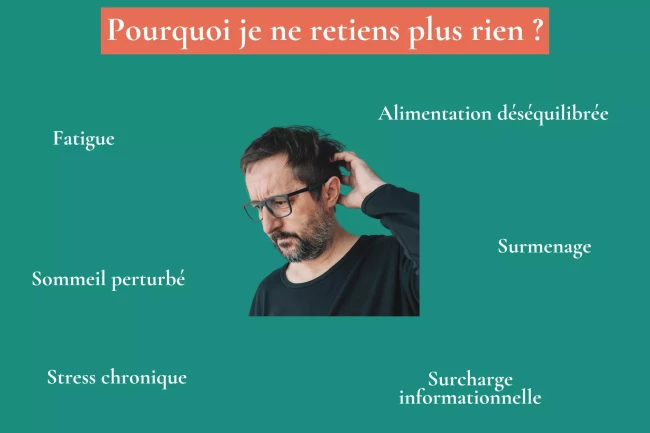 pourquoi j'oublie beaucoup jeune